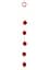 Анальные шарики CLEAR ANAL BEADS LARGE SCALA 30-25031-X-RED 100376 - миниатюра 1
