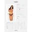 Напівпрозорі трусики з підвіскою Obsessive Ivannes panties Black S/M, чорні - мініатюра 7