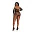 Боді Moonlight Model 09 Black Plus size - мініатюра 2