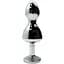 Металева анальна пробка Wooomy Lollypop Double Ball Metal Plug Blue M - мініатюра 2
