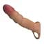 Насадка на пенис Pretty Love Penis Sleeve Extender 24 см (телесный) - миниатюра 5