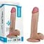 Фалоімітатор із присоскою LoveToy The Ultra Soft Dude Flesh 22 см тілесний - мініатюра 1