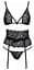 Комплект Kissable Suspender Set S/M черный - миниатюра 3