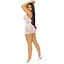 Сукня-сітка зі стразами Leg Avenue RhinestOne halter Mini dress White, відкрита спина, One Size - мініатюра 7