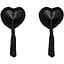 Еротичні наклейки на соски з пензликами Obsessive Tassel nipple covers Black, чорні - мініатюра 1