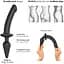 Анальная пробка с дилдо 2 в 1 Strap-On-Me Switch Plug-In Dildo Black XXL диаметр 5.2/3.9 см - миниатюра 2