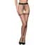 Телесные колготки с открытым доступом контрастная двойная резинка Tiopen 015 beige (20 den) - P 1/2 - миниатюра 1