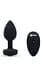 Анальна пробка B-Vibe Vibrating Jewel Plug M/L 10.5 см (чорний) - мініатюра 1