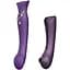 Смарт-вибратор 3 в 1 Zalo Queen Twilight Purple пульсирующая жемчужина и вакуум кристалл Swarovski - миниатюра 1