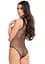 Leg Avenue Rhinestone fishnet bodysuit OS Black One size - миниатюра 2