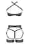Комплект Demoniq LadyX Marita XXL (черный) - миниатюра 8