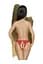 Трусики-тонг Penthouse Naughty Valentine M/L Red, мереживо, відкритий доступ до інтимних зон Penthouse SO6502 94800 - мініатюра 2