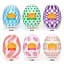 Набір мастурбаторів Tenga Egg Wonder Pack 6 шт. білий - мініатюра 2