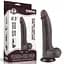 Фалоімітатор Sliding-Skin Dual Layer Dong 8.5'' 22 см чорний - мініатюра 11