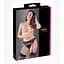 Стрінги з поясом для панчох - Cotelli Collection 2321874 String & Suspender Belt - black S Cottelli 513223218741021 90535 - мініатюра 1
