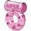 Кільце з вібрацією і презервативом Lybaile Vibrator & condom BI-010081, Рожевий - мініатюра 3
