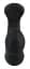 Стимулятор простати Rebel Prostate Stimulator, 26 см чорний - мініатюра 6