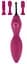 Кліторальний вібратор Sweet Smile Spot Vibrator With 3 Tips 17.9 см рожевий - мініатюра 7