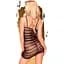 Мини-платье в горизонтальные полосы Penthouse Ecstasy Queen Black S/M/L - миниатюра 3