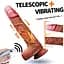 Вібратор B-Series Fox Telescopic 21 см (коричневий) - мініатюра 7