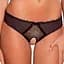 Трусики з відкритим доступом S-М Чорний - мініатюра 1
