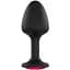 Анальная пробка Dorcel Geisha Plug Ruby M с шариком внутри создает вибрации диаметр 3.2 см - миниатюра 1