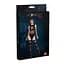 Комплект: боді та панчохи Moonlight Model 16 Black імітація топу та трусиків One size - мініатюра 3
