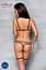 Эротический комплект нижнего белья Passion GABI Set S/M beige трусики с гартерами - миниатюра 6