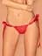 Эротические стринги Obsessive Lovlea L/XL красный - миниатюра 4