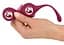 Вагінальні кульки Sweet Smile Kegel Training Balls With Extra Weights, 18.3 см, бордовий - мініатюра 4
