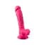 Вібратор Silexd Dildo Model 1 Size 8" LRS, 20 см (рожевий) - мініатюра 10