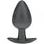 Анальна пробка Ouch! Smooth Anal Plug Metallic L 8.9 см (сірий) - мініатюра 1