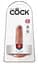 Фалоімітатор King Cock 5" 14 см коричневий - мініатюра 2