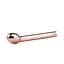 Вібратор EasyToys Rosy Gold Nouveau G-spot 22 см золотистий - мініатюра 4