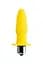 Анальна пробка ToDo Anal Vibro Plug Lancy 11 см (жовтий) - мініатюра 1