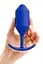 Анальна пробка B-Vibe Snug Plug 4, 14 см (синій) - мініатюра 3