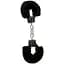 Наручники EasyToys Furry Handcuffs (чорний) - мініатюра 1