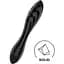 Скляний дилдо Satisfyer Dazzling Crystal 1 (Black) - мініатюра 3