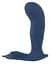 Стимулятор простати You2Toys Vibrating Butt Plug With Nubs, 11.7 см синій - мініатюра 3