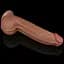 Фаллоимитатор LoveToy Sliding-Skin Dual Layer Dong King Sized 31 см коричневый - миниатюра 3