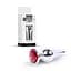 Анальна пробка B-Series HeavyFun Jewellery Silver Plug 9.5 см (червоний) - мініатюра 7