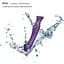 Смарт-вибратор 3 в 1 Zalo Queen Twilight Purple пульсирующая жемчужина и вакуум кристалл Swarovski - миниатюра 6