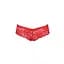 Трусики-бразилиана из цветочного кружева Raja Thong red - Passion L/XL - миниатюра 5