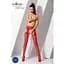 Эротические колготки-бодистокинг Passion S013 red имитация высоких ажурных чулок и пояса S/M/L - миниатюра 2