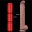 Фаллоимитатор Dual-Layered Silicone Nature Cock 14.5'' 37.5 см коричневый - миниатюра 8