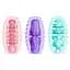 Набір мастурбаторів Pretty Love Double Sided Egg 15 шт. мульти - мініатюра 2