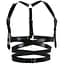 Кожаная портупея Art of Sex - Melani Leather harness, Черная, XS-M - миниатюра 1