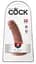 Фаллоимитатор King Cock 6", 17 см (коричневый) - миниатюра 2