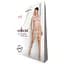 Бодістокінг-сукня з глибоким коміром Passion BS093 white довгі рукави One size - мініатюра 4