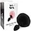 Силиконовая анальная пробка М Art of Sex Silicone Bunny Tails Butt plug Black диаметр 3.5 см - миниатюра 3